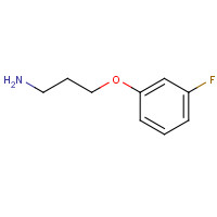 116753-49-2 3-(3-fluorophenoxy)propan-1-amine chemical structure