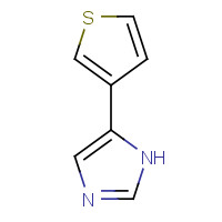 156542-81-3 5-thiophen-3-yl-1H-imidazole chemical structure