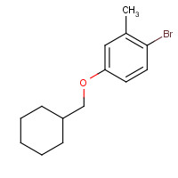 1430752-60-5 1-bromo-4-(cyclohexylmethoxy)-2-methylbenzene chemical structure