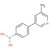1224724-41-7 [4-(5-methylpyridin-3-yl)phenyl]boronic acid chemical structure