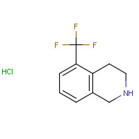 215788-34-4 5-(trifluoromethyl)-1,2,3,4-tetrahydroisoquinoline;hydrochloride chemical structure