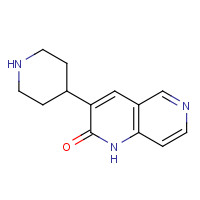 885609-45-0 3-piperidin-4-yl-1H-1,6-naphthyridin-2-one chemical structure