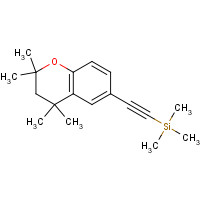 345964-31-0 trimethyl-[2-(2,2,4,4-tetramethyl-3H-chromen-6-yl)ethynyl]silane chemical structure