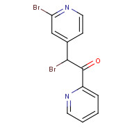 446852-69-3 2-bromo-2-(2-bromopyridin-4-yl)-1-pyridin-2-ylethanone chemical structure
