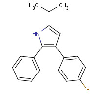 1188264-97-2 3-(4-fluorophenyl)-2-phenyl-5-propan-2-yl-1H-pyrrole chemical structure