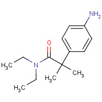 192717-46-7 2-(4-aminophenyl)-N,N-diethyl-2-methylpropanamide chemical structure