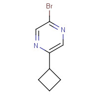 1086382-80-0 2-bromo-5-cyclobutylpyrazine chemical structure