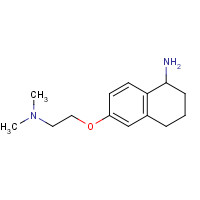 784205-61-4 6-[2-(dimethylamino)ethoxy]-1,2,3,4-tetrahydronaphthalen-1-amine chemical structure
