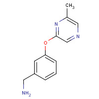941716-89-8 [3-(6-methylpyrazin-2-yl)oxyphenyl]methanamine chemical structure