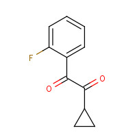 1391054-37-7 1-cyclopropyl-2-(2-fluorophenyl)ethane-1,2-dione chemical structure