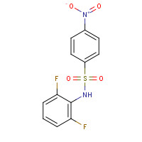 862650-16-6 N-(2,6-difluorophenyl)-4-nitrobenzenesulfonamide chemical structure