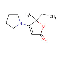 1018160-47-8 5-ethyl-5-methyl-4-pyrrolidin-1-ylfuran-2-one chemical structure