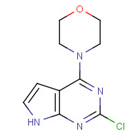 1202885-72-0 4-(2-chloro-7H-pyrrolo[2,3-d]pyrimidin-4-yl)morpholine chemical structure