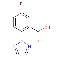 1030377-22-0 5-bromo-2-(triazol-2-yl)benzoic acid chemical structure