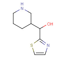 1334602-79-7 piperidin-3-yl(1,3-thiazol-2-yl)methanol chemical structure