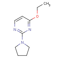 1093880-96-6 4-ethoxy-2-pyrrolidin-1-ylpyrimidine chemical structure