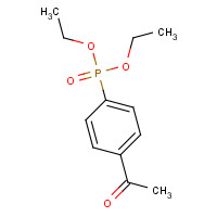 25944-71-2 1-(4-diethoxyphosphorylphenyl)ethanone chemical structure