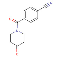 268730-72-9 4-(4-oxopiperidine-1-carbonyl)benzonitrile chemical structure