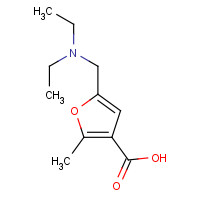 296274-15-2 5-(diethylaminomethyl)-2-methylfuran-3-carboxylic acid chemical structure
