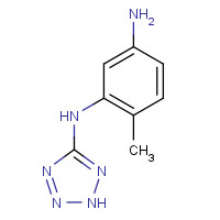 152813-67-7 4-methyl-3-N-(2H-tetrazol-5-yl)benzene-1,3-diamine chemical structure