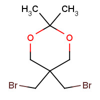 43153-20-4 5,5-bis(bromomethyl)-2,2-dimethyl-1,3-dioxane chemical structure