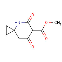 1105663-32-8 methyl 5,7-dioxo-4-azaspiro[2.5]octane-6-carboxylate chemical structure