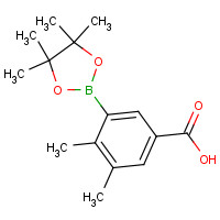 1268350-47-5 3,4-dimethyl-5-(4,4,5,5-tetramethyl-1,3,2-dioxaborolan-2-yl)benzoic acid chemical structure