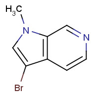 956003-06-8 3-bromo-1-methylpyrrolo[2,3-c]pyridine chemical structure