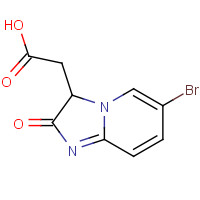 653599-23-6 2-(6-bromo-2-oxo-3H-imidazo[1,2-a]pyridin-3-yl)acetic acid chemical structure