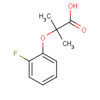 605680-35-1 2-(2-fluorophenoxy)-2-methylpropanoic acid chemical structure