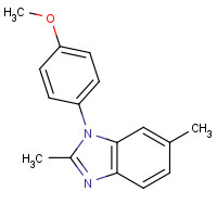 959855-49-3 1-(4-methoxyphenyl)-2,6-dimethylbenzimidazole chemical structure
