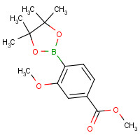 1246765-32-1 methyl 3-methoxy-4-(4,4,5,5-tetramethyl-1,3,2-dioxaborolan-2-yl)benzoate chemical structure