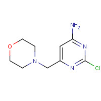 1365838-67-0 2-chloro-6-(morpholin-4-ylmethyl)pyrimidin-4-amine chemical structure