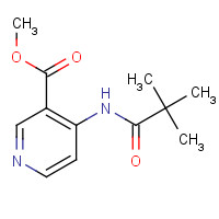773134-09-1 methyl 4-(2,2-dimethylpropanoylamino)pyridine-3-carboxylate chemical structure