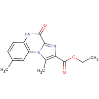164329-39-9 ethyl 1,8-dimethyl-4-oxo-5H-imidazo[1,2-a]quinoxaline-2-carboxylate chemical structure