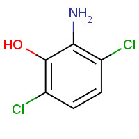 100868-47-1 2-amino-3,6-dichlorophenol chemical structure