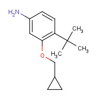 1369783-74-3 4-tert-butyl-3-(cyclopropylmethoxy)aniline chemical structure