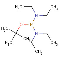 118818-64-7 N-[diethylamino-[(2-methylpropan-2-yl)oxy]phosphanyl]-N-ethylethanamine chemical structure