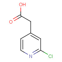 887580-55-4 2-(2-chloropyridin-4-yl)acetic acid chemical structure