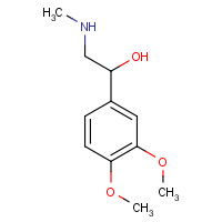 5653-66-7 1-(3,4-dimethoxyphenyl)-2-(methylamino)ethanol chemical structure