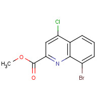 1072944-68-3 methyl 8-bromo-4-chloroquinoline-2-carboxylate chemical structure