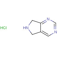1187830-46-1 6,7-dihydro-5H-pyrrolo[3,4-d]pyrimidine;hydrochloride chemical structure