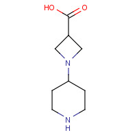 1179533-25-5 1-piperidin-4-ylazetidine-3-carboxylic acid chemical structure