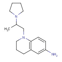 1063406-83-6 1-(2-pyrrolidin-1-ylpropyl)-3,4-dihydro-2H-quinolin-6-amine chemical structure