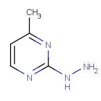 63170-77-4 (4-methylpyrimidin-2-yl)hydrazine chemical structure