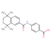 102121-60-8 4-[(5,5,8,8-tetramethyl-6,7-dihydronaphthalene-2-carbonyl)amino]benzoic acid chemical structure