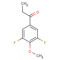 71292-82-5 1-(3,5-difluoro-4-methoxyphenyl)propan-1-one chemical structure