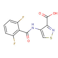 896723-25-4 4-[(2,6-difluorobenzoyl)amino]-1,2-thiazole-3-carboxylic acid chemical structure