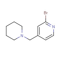 88046-02-0 2-bromo-4-(piperidin-1-ylmethyl)pyridine chemical structure