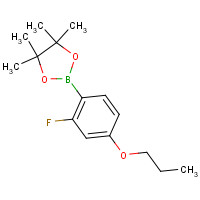 1469736-52-4 2-(2-fluoro-4-propoxyphenyl)-4,4,5,5-tetramethyl-1,3,2-dioxaborolane chemical structure